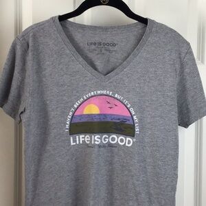 Life is Good crusher tee